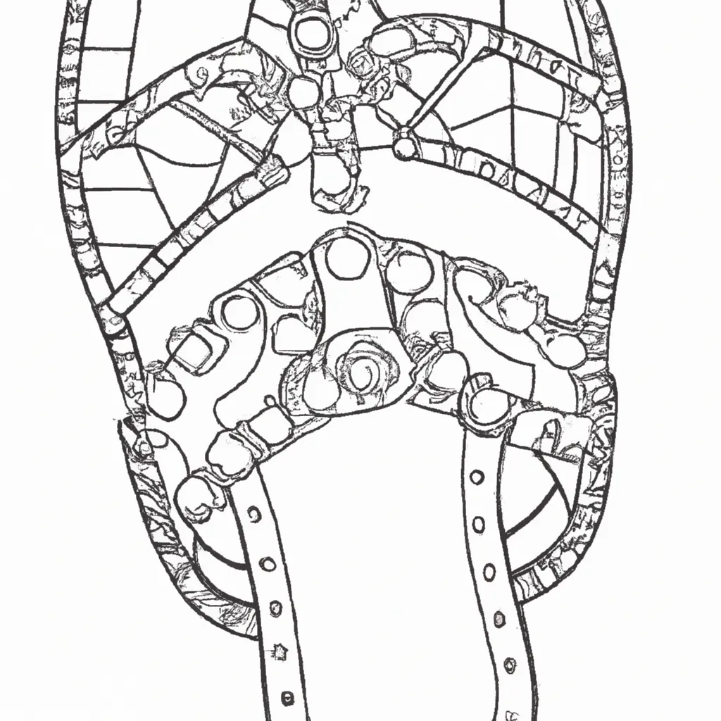 Desenho desenho sandalia artesanal