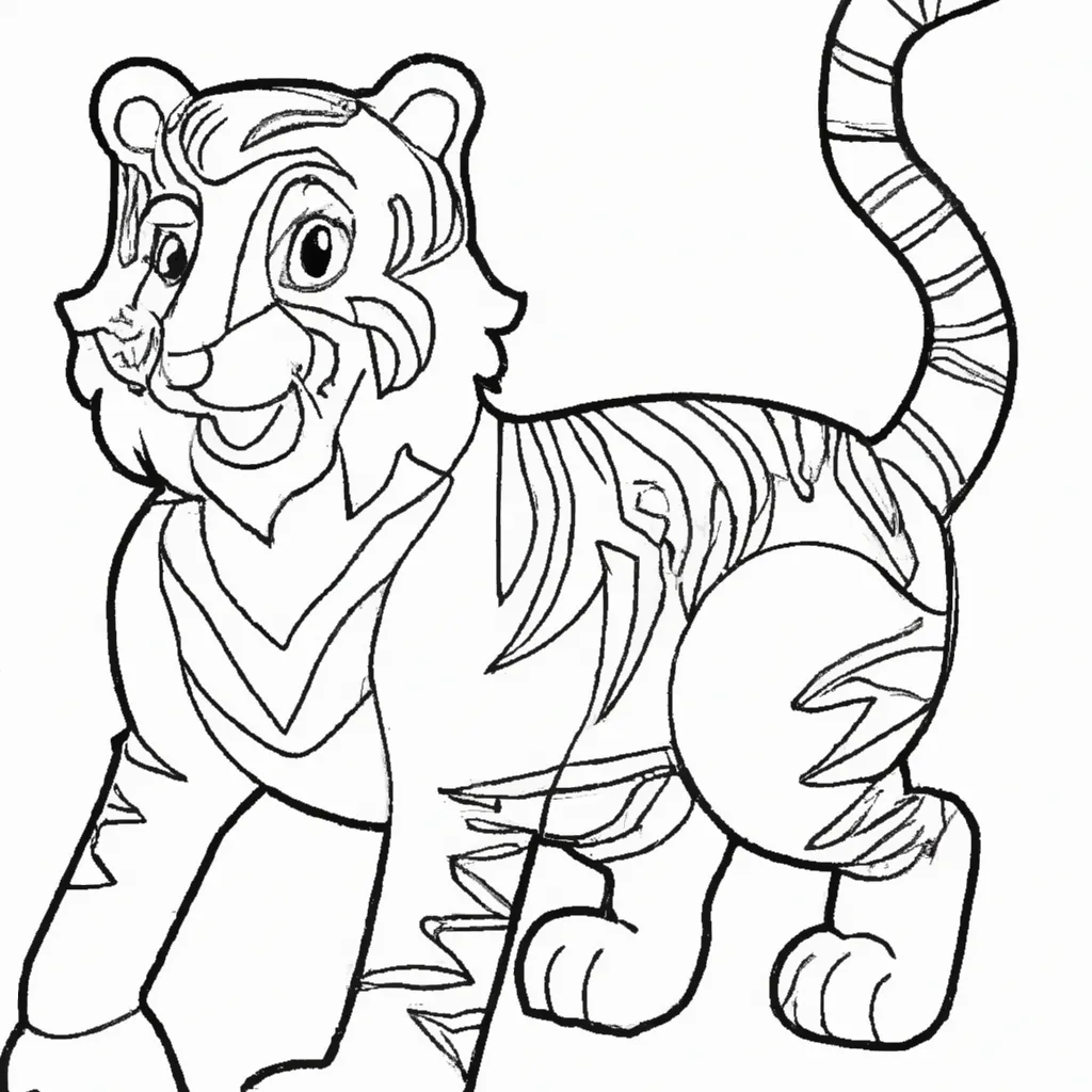Desenho desenho tigre