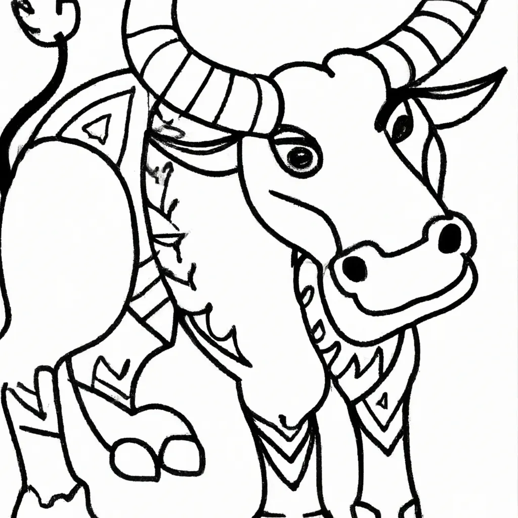 Desenho desenho touro pt br