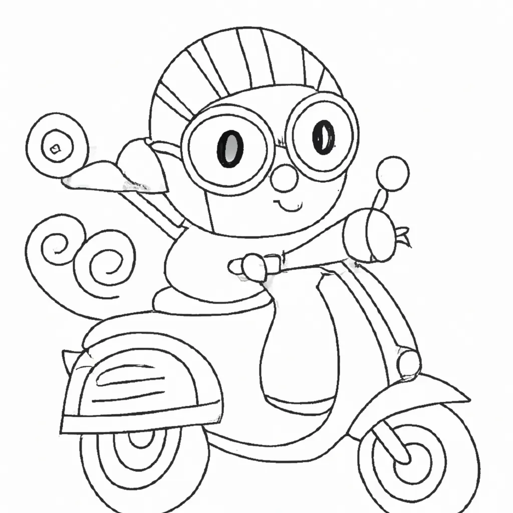 Desenho desenho vespinha cartoon animacao divertido