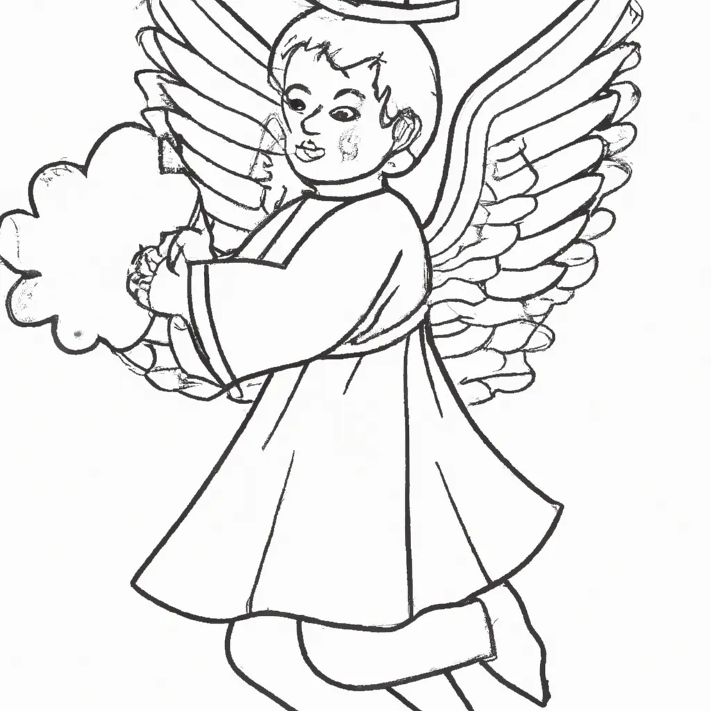 Desenho desenhos anjo