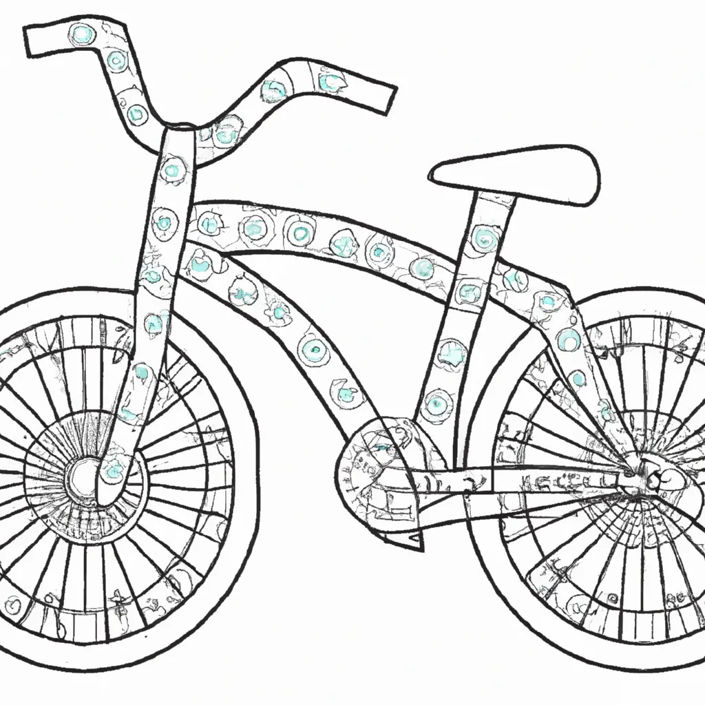 Desenho desenhos bicicleta 1