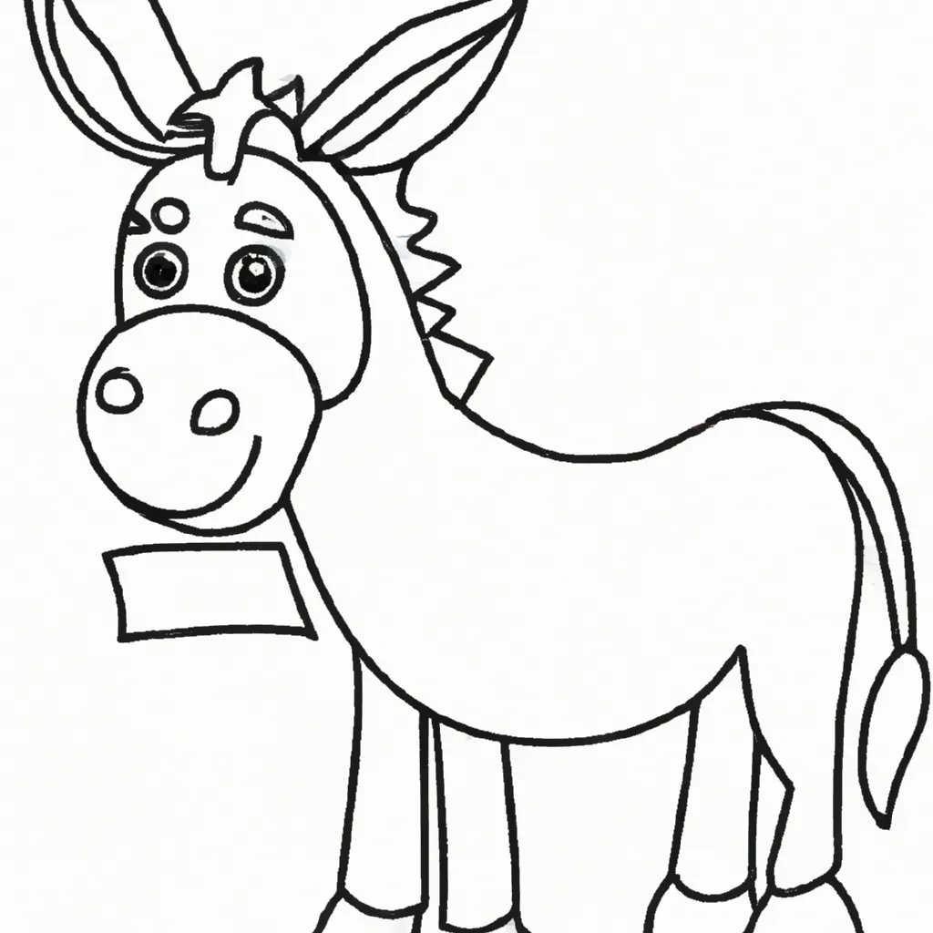 Desenho desenhos burro