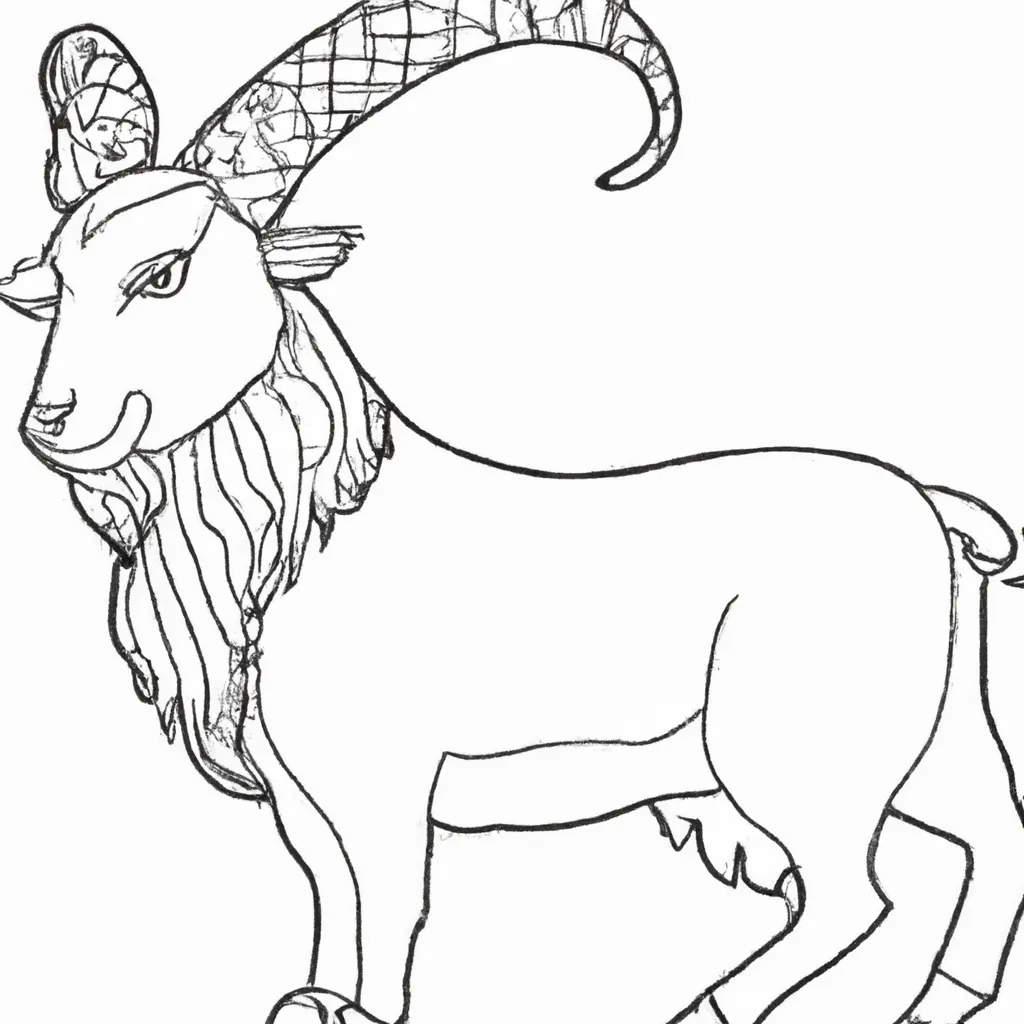 Desenho desenhos cabra