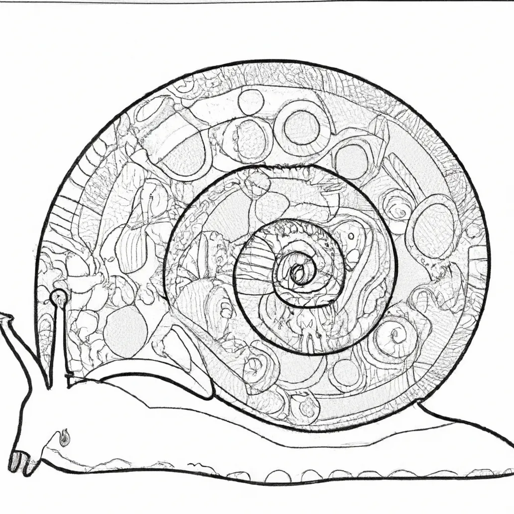 Desenho desenhos caracol