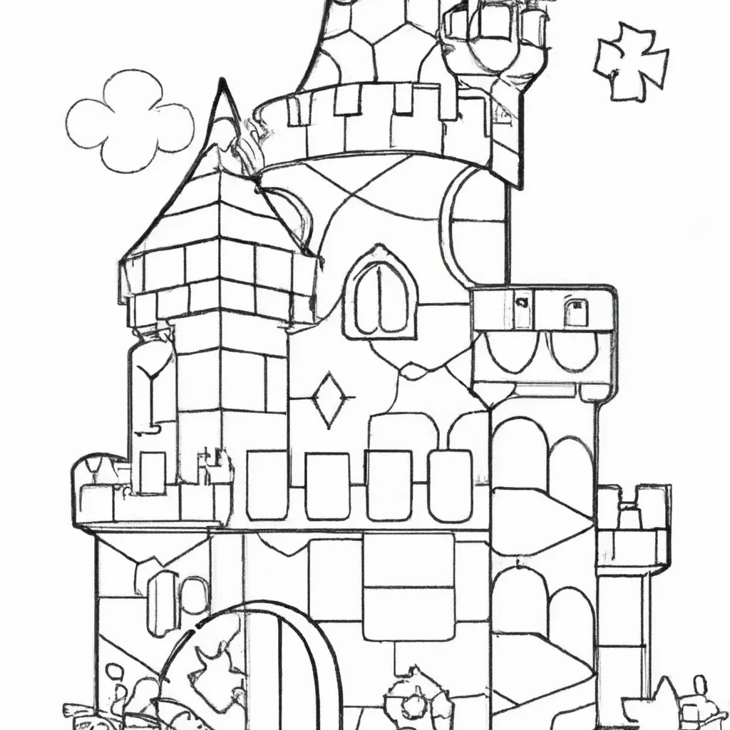 Desenho desenhos castelo pt br