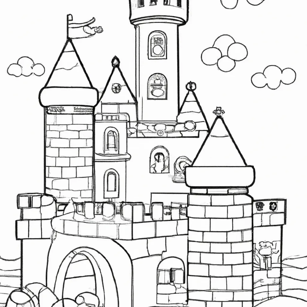 Desenho desenhos castelo