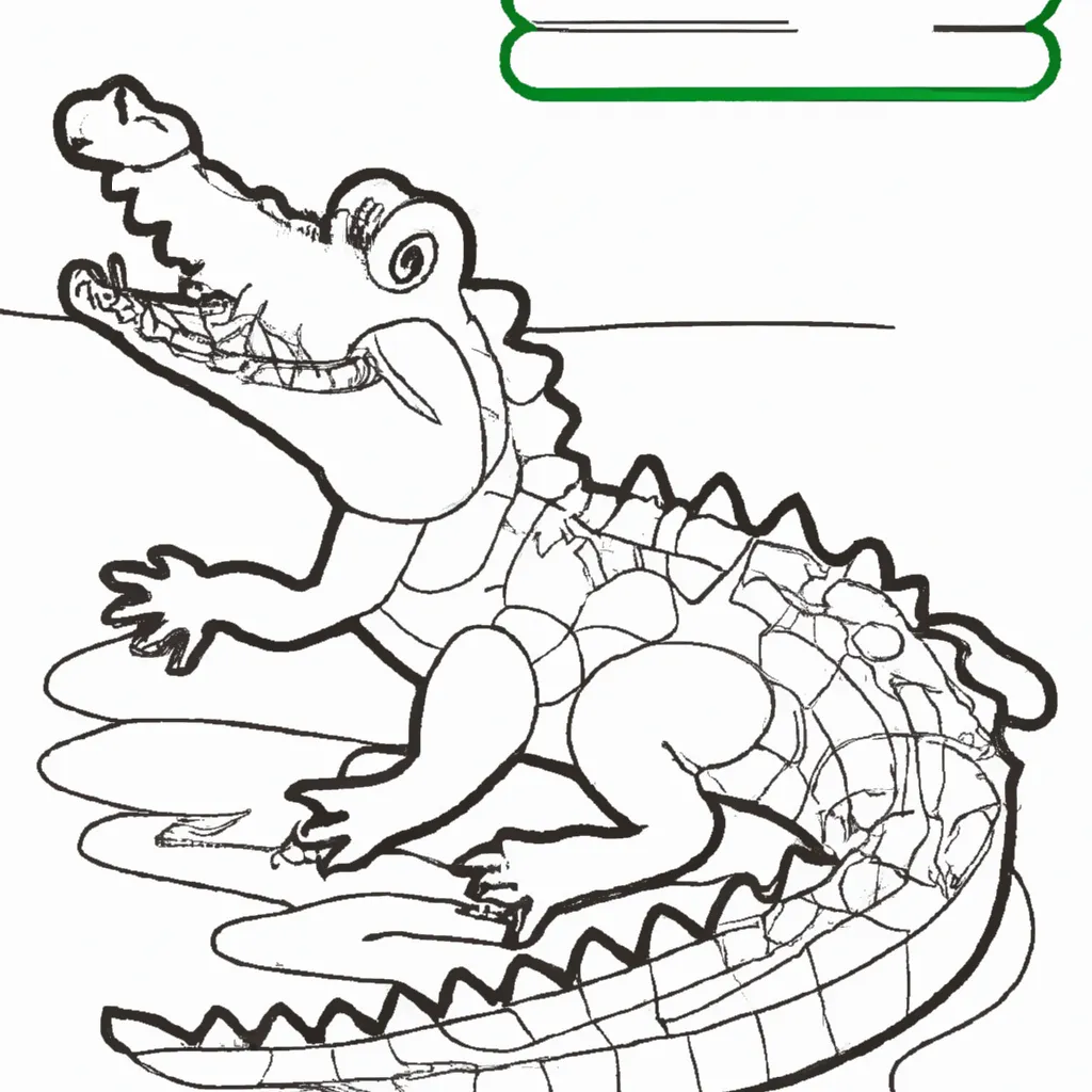 Desenho desenhos crocodilo