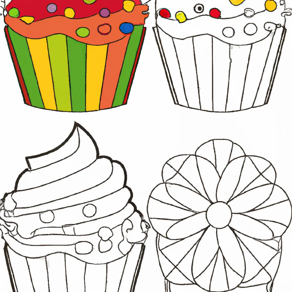 Desenho desenhos cupcake doces delicias arte