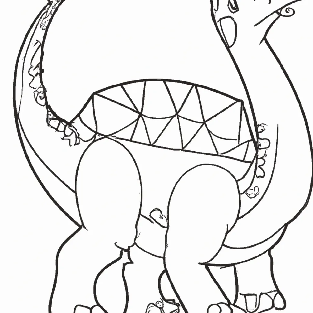 Desenho desenhos dinossauro
