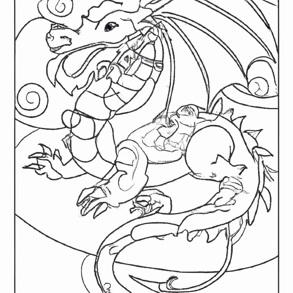 Desenho desenhos dragao