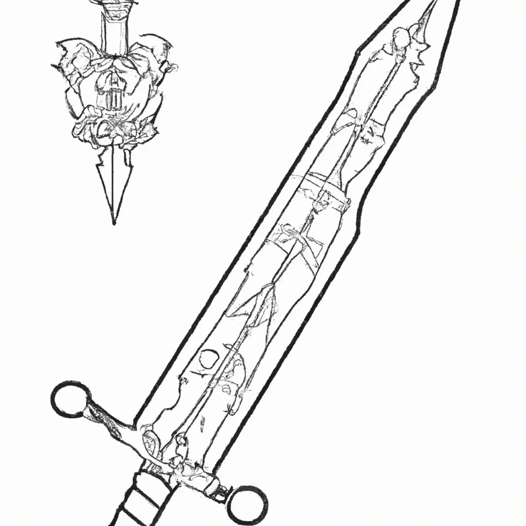 Desenho desenhos espada