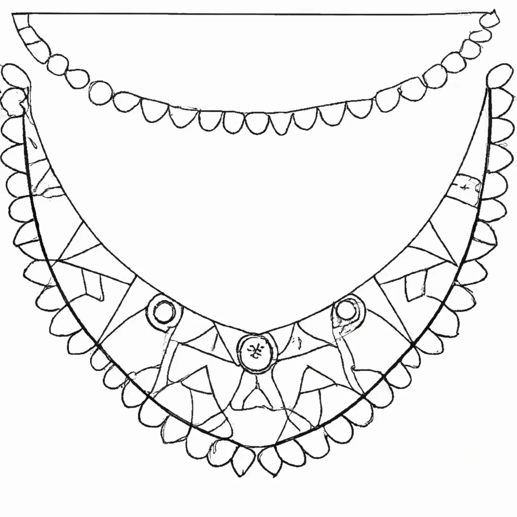 Desenho desenhos gargantilha