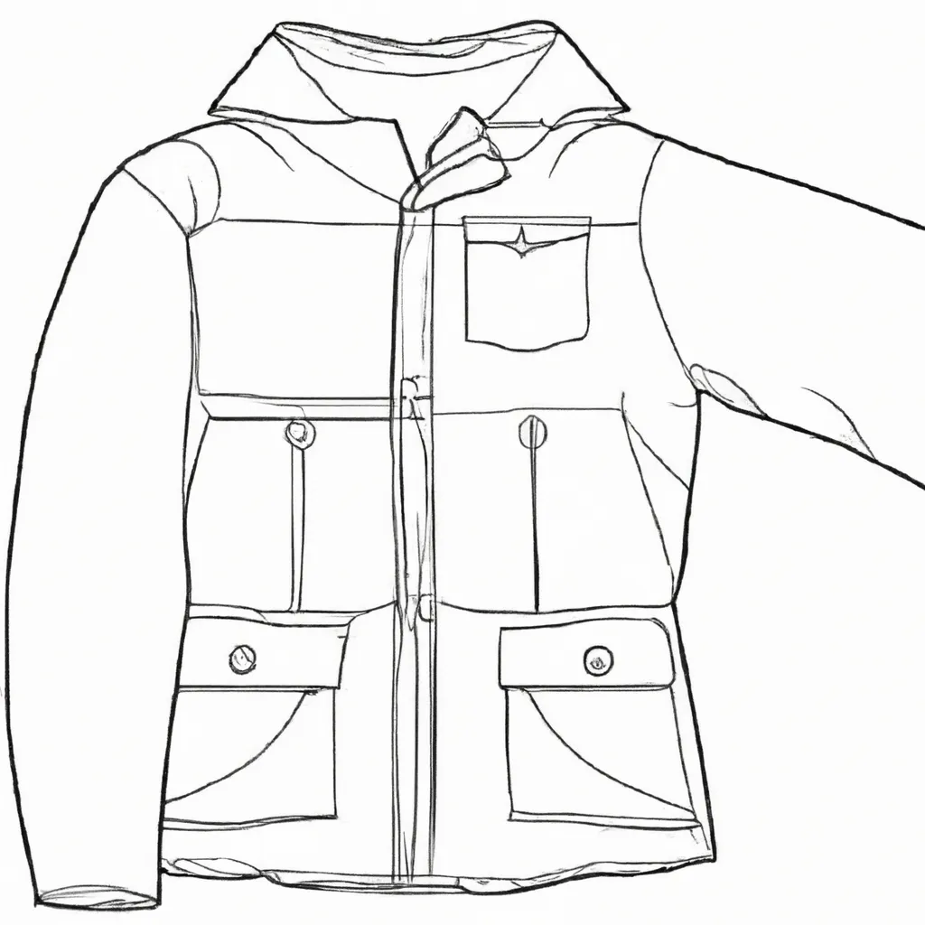 Desenho desenhos jaqueta