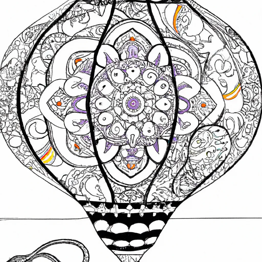 Colore sua Lampada e Desenhe um Mundo Mágico! Desenho desenhos lampada 1