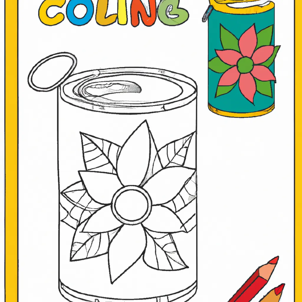 Diversão Garantida! Pinte a Lata e Colora seu Dia! Desenho desenhos lata arte criativa divertida