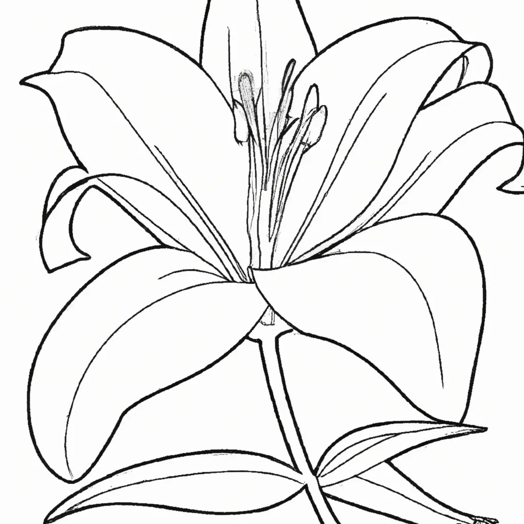 Desenho desenhos lirio