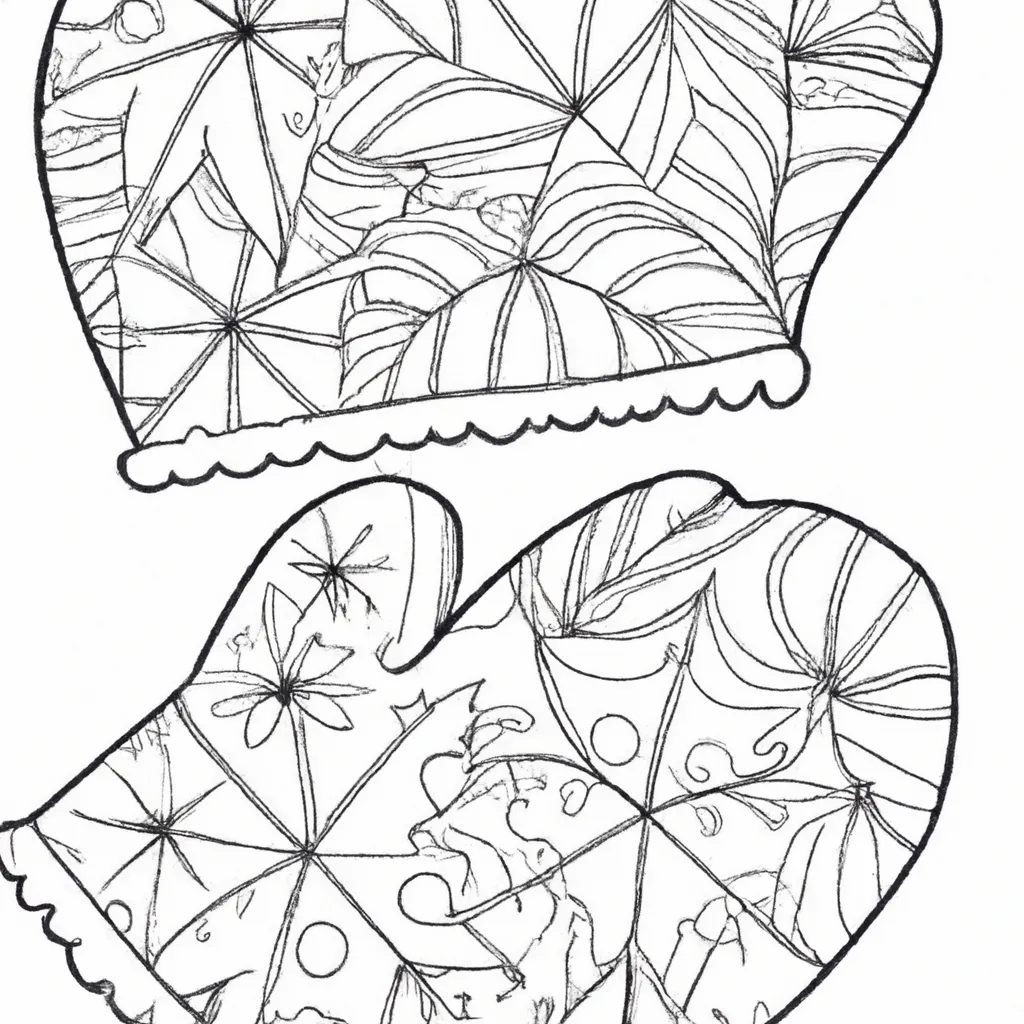 Colorindo Luvas: Uma Divertida Atividade para Crianças! Desenho desenhos luvas arte moda criativa