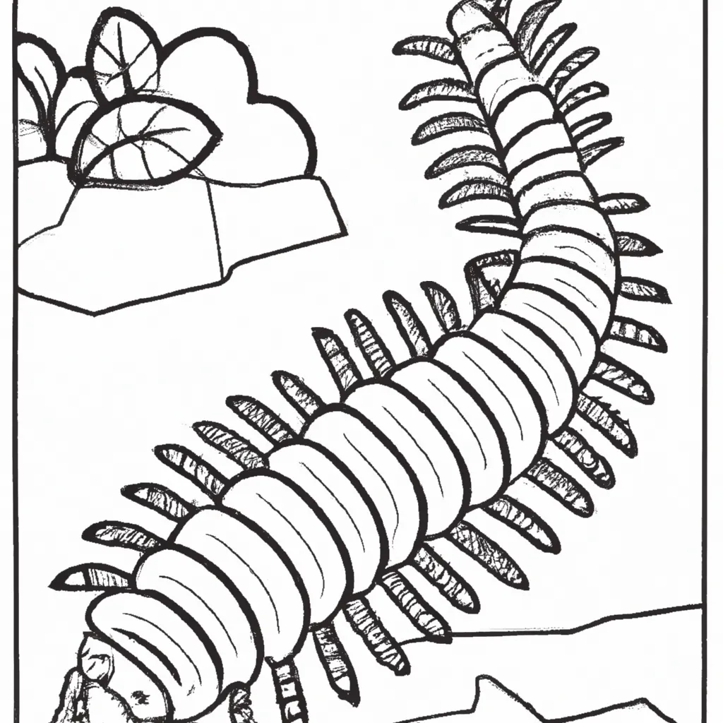 Desenho desenhos milipede