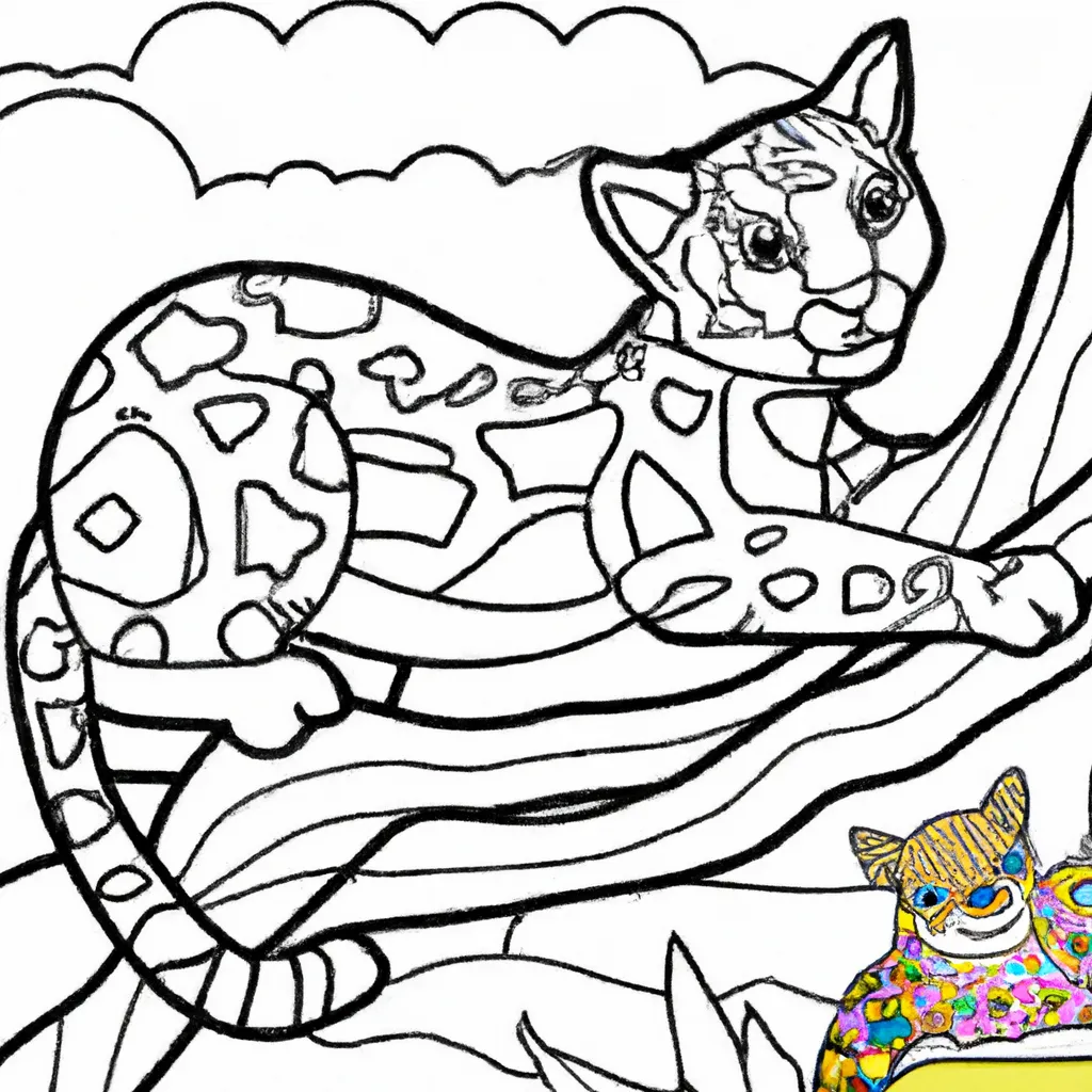 Desenho desenhos ocelote