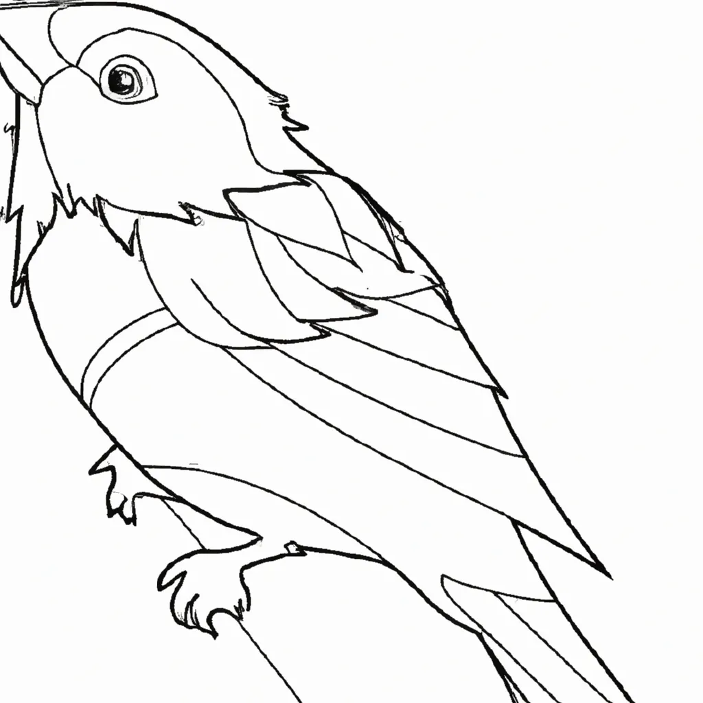 Desenho desenhos passaros 1