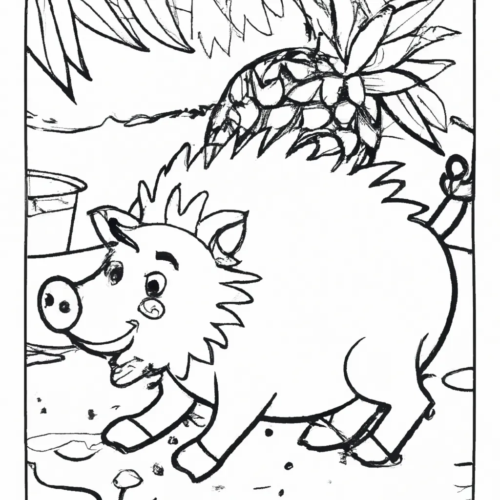 Desenho desenhos porco espinho