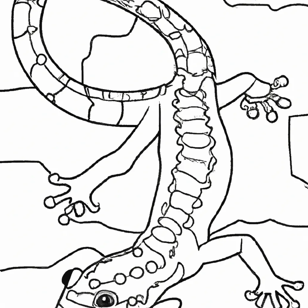 Desenho desenhos salamandra