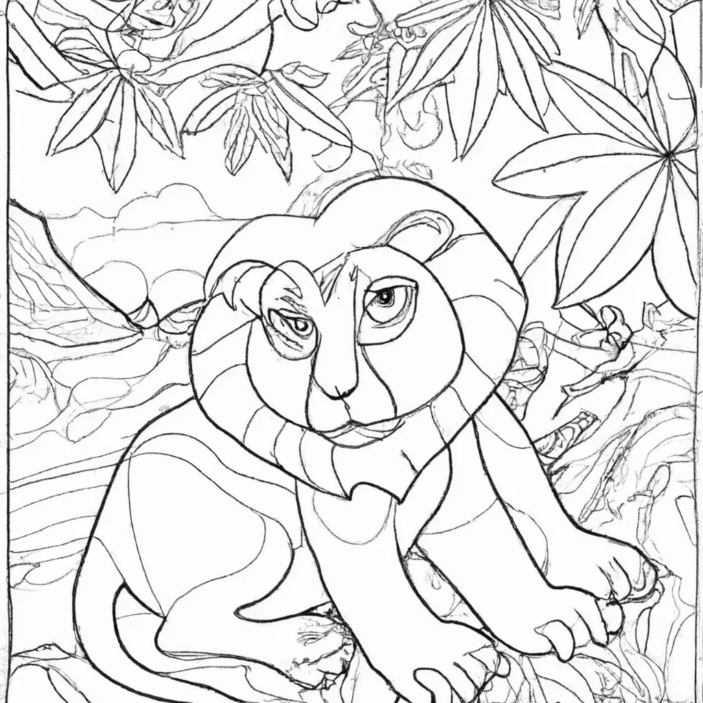 Desenho desenhos selva jungle ilustracoes