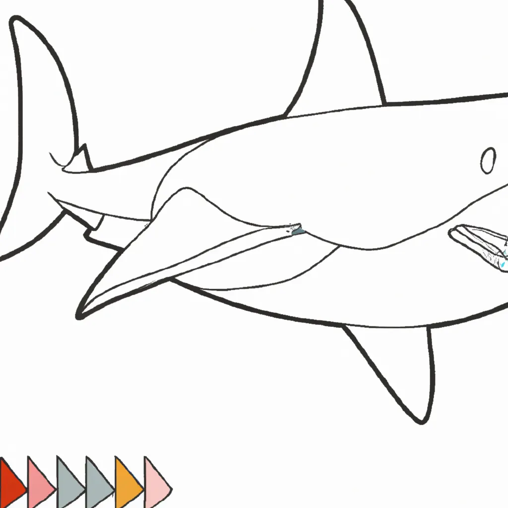 Desenho desenhos tubarao