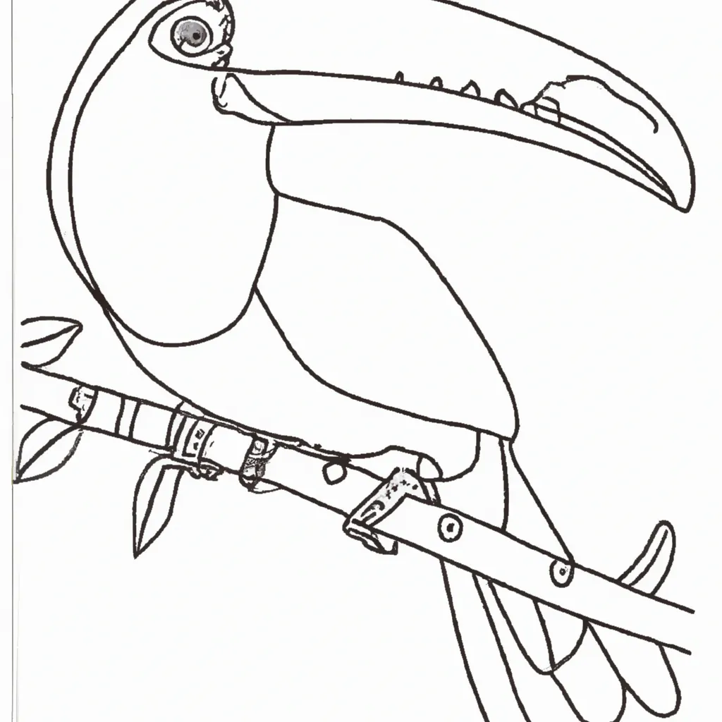 Desenho desenhos tucano