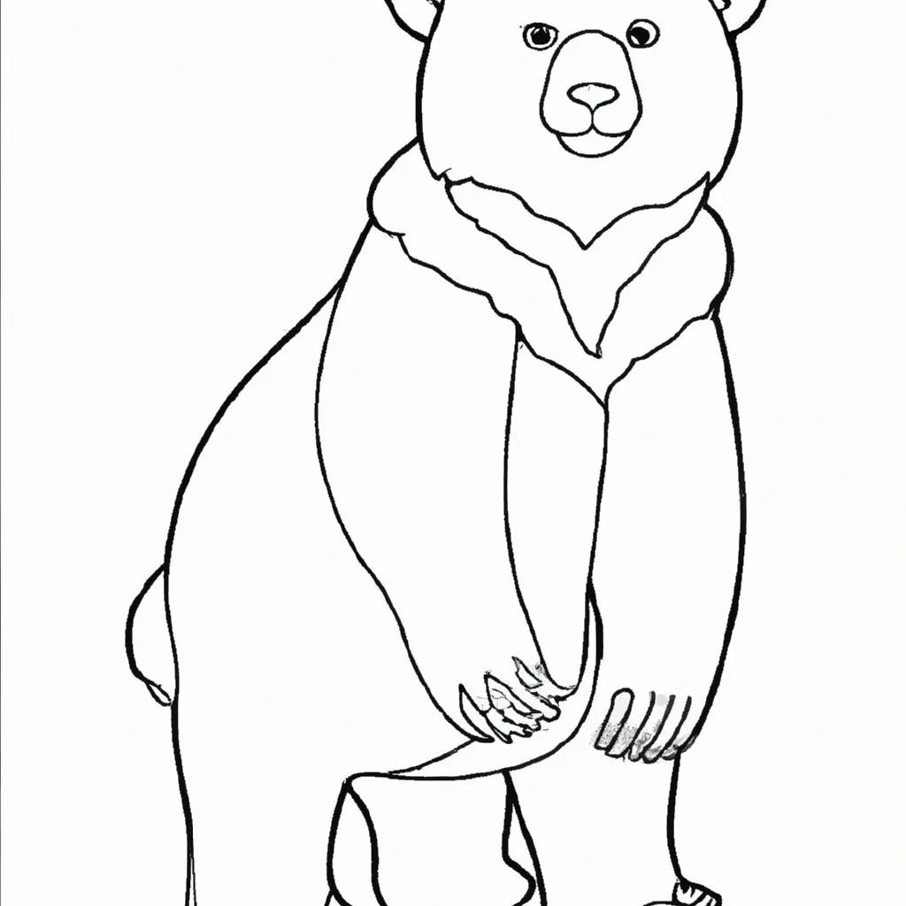 Desenho desenhos urso polar