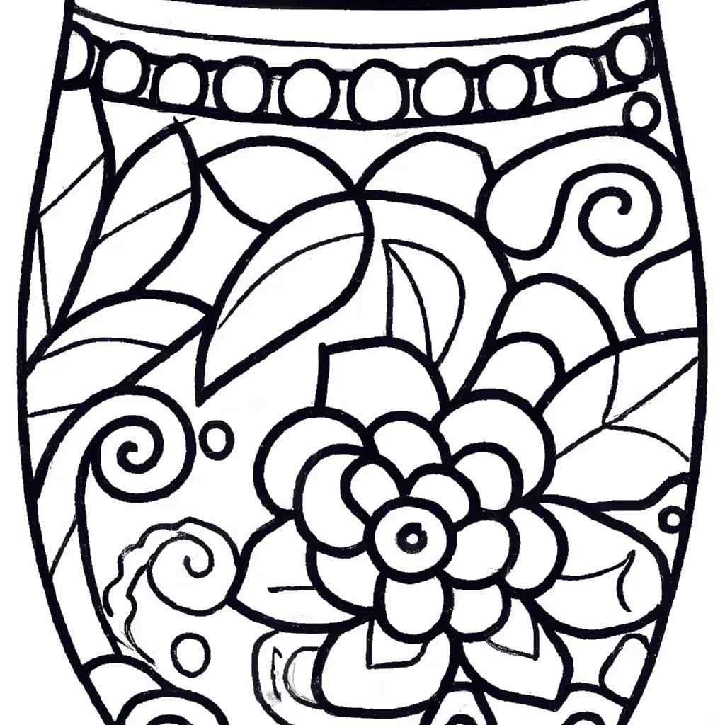 Desenho desenhos vaso arte ceramica historia