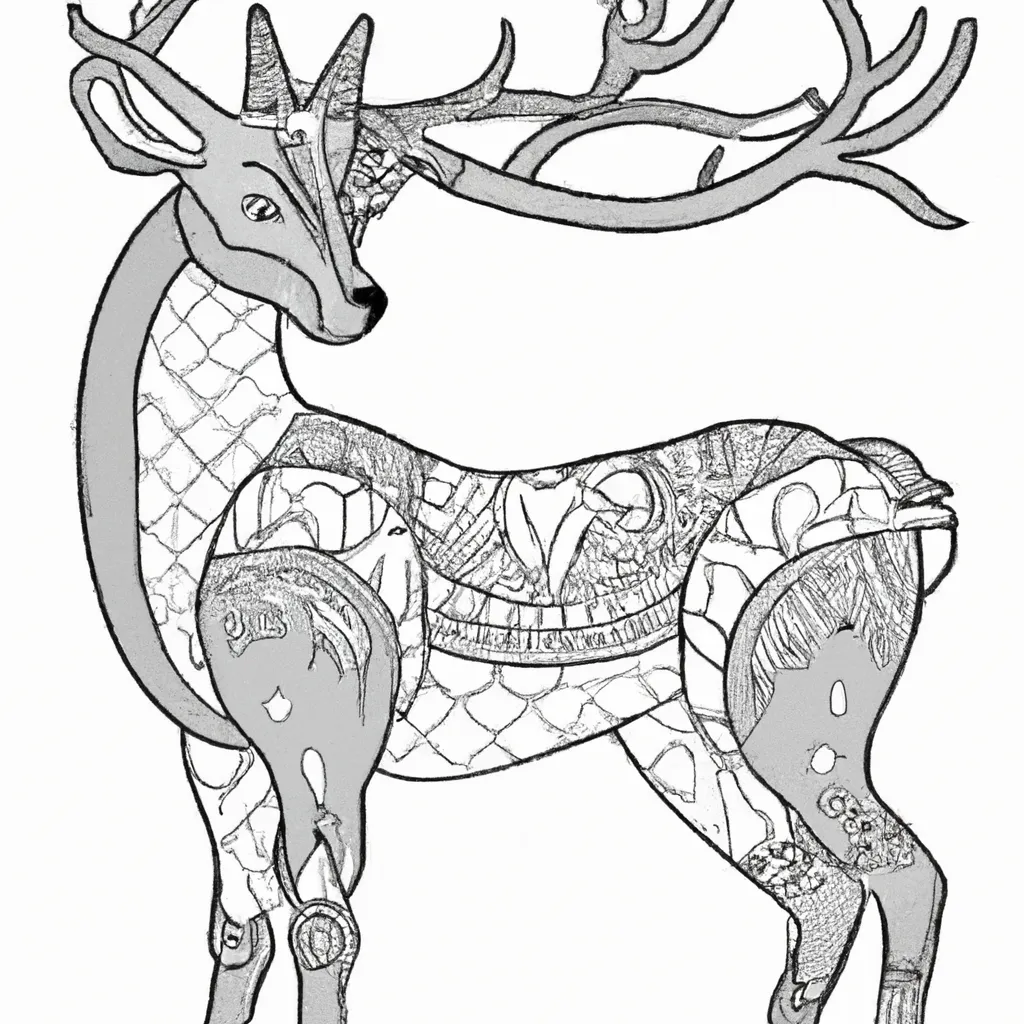 Desenho desenhos veado arte natureza