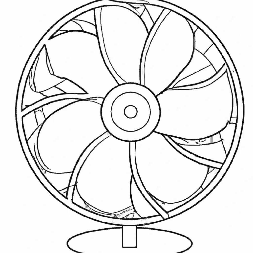 Desenho desenhos ventilador