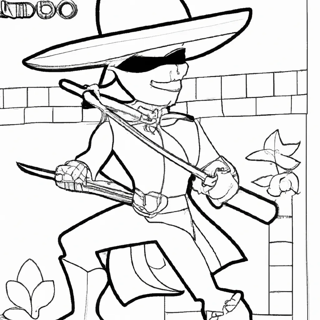 Desenho desenhos zorro animacao aventura