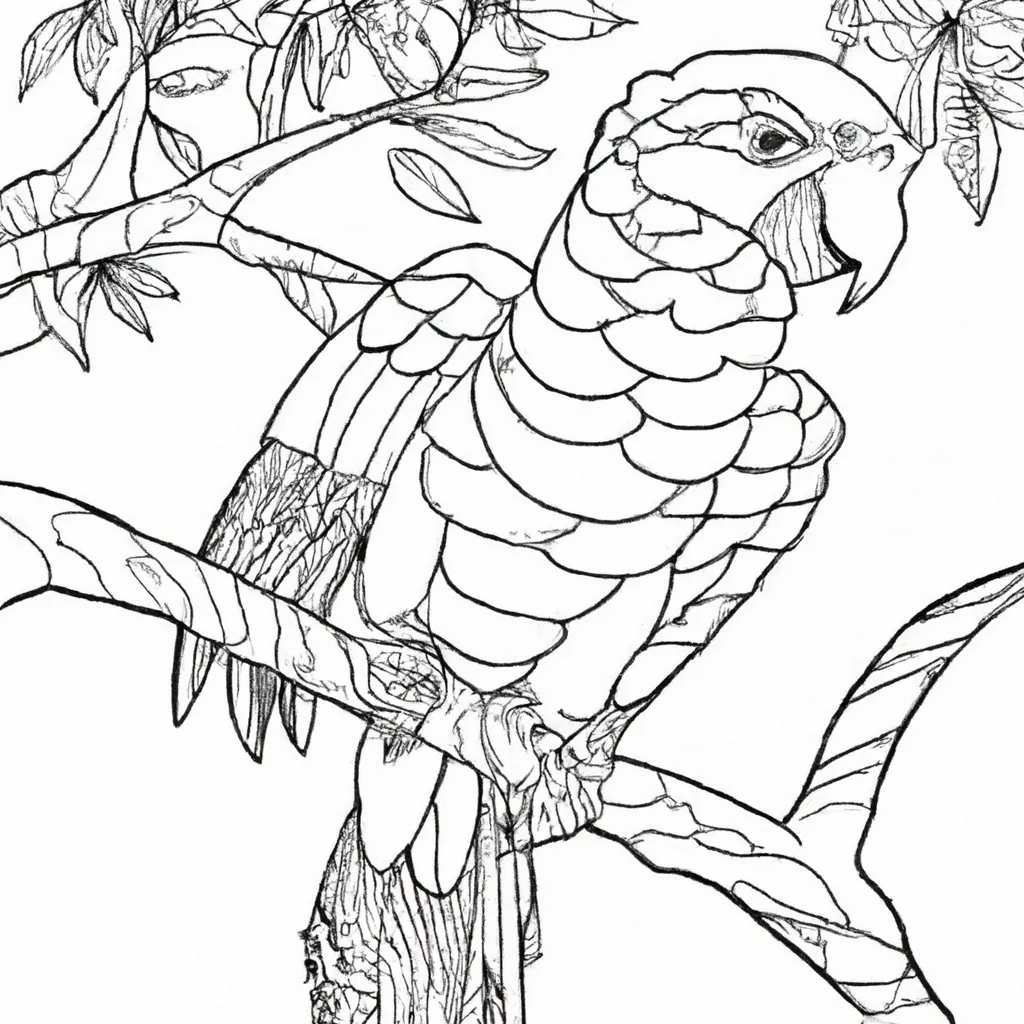 Desenho papagaio desenhos coloridos