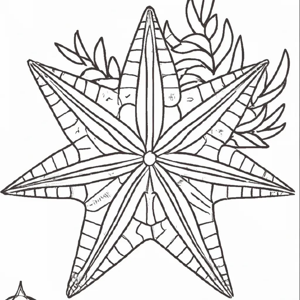 Desenho para colorir desenho estrela mar pt br