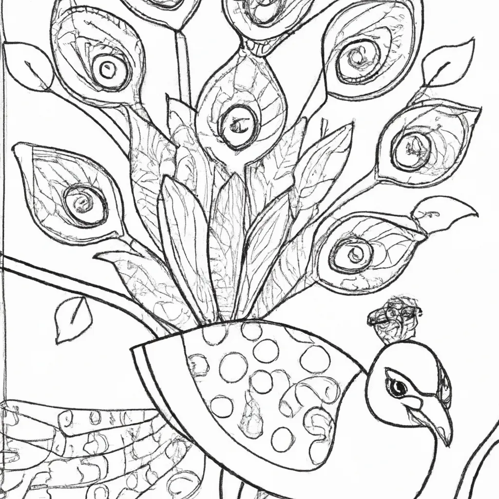 Você Vai Se Apaixonar Por Esse Pavão Colorido! Desenho Para Colorir Desenho para colorir desenho pavao cor brilho