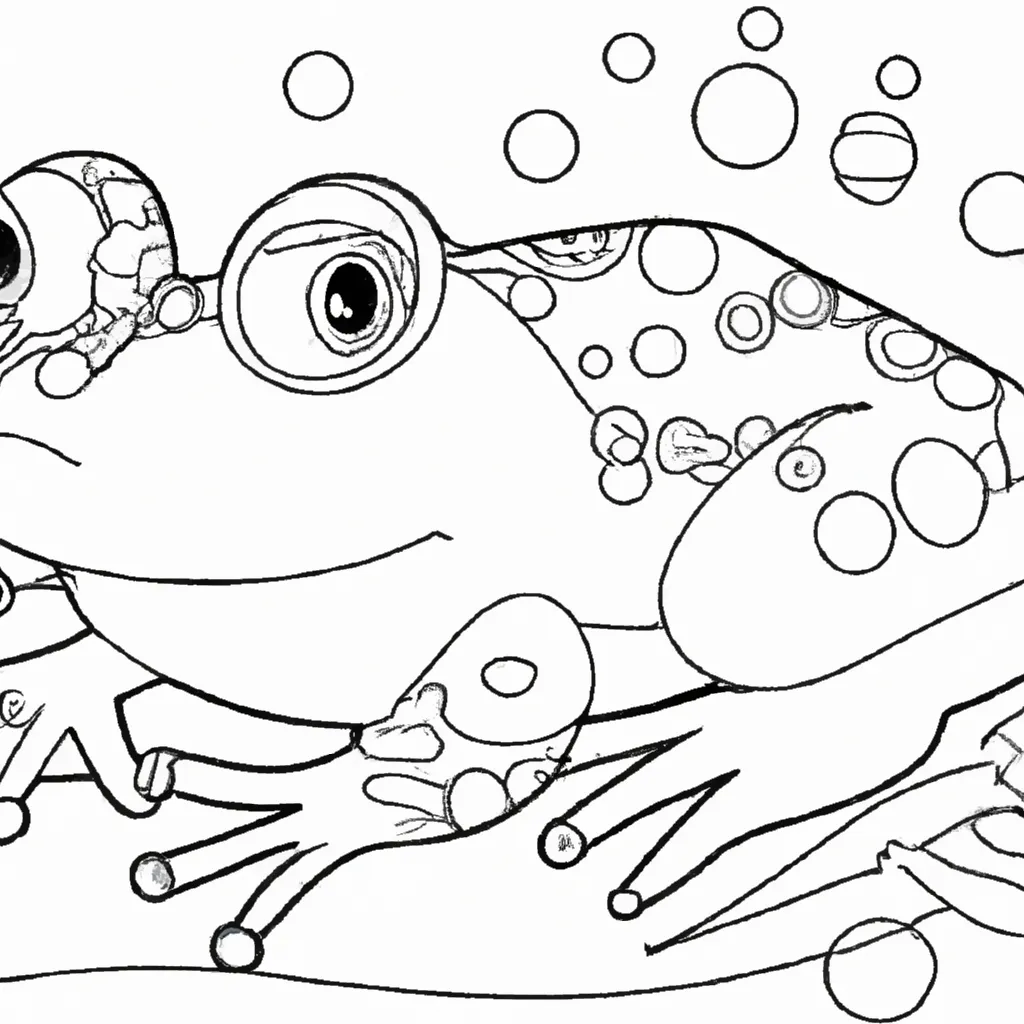 Desenho para colorir desenho ra animal fofo divertido