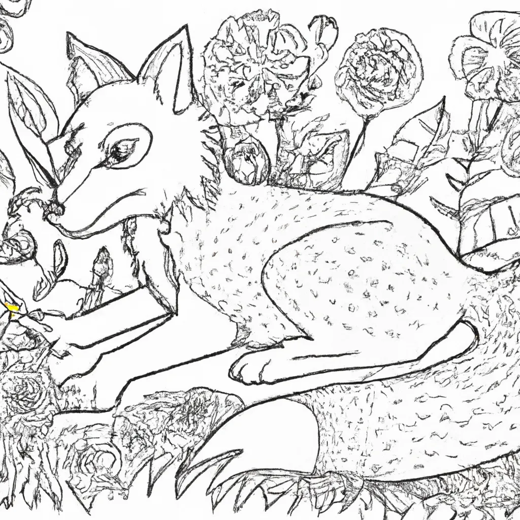 Cabeça de raposa - Raposas - Coloring Pages for Adults