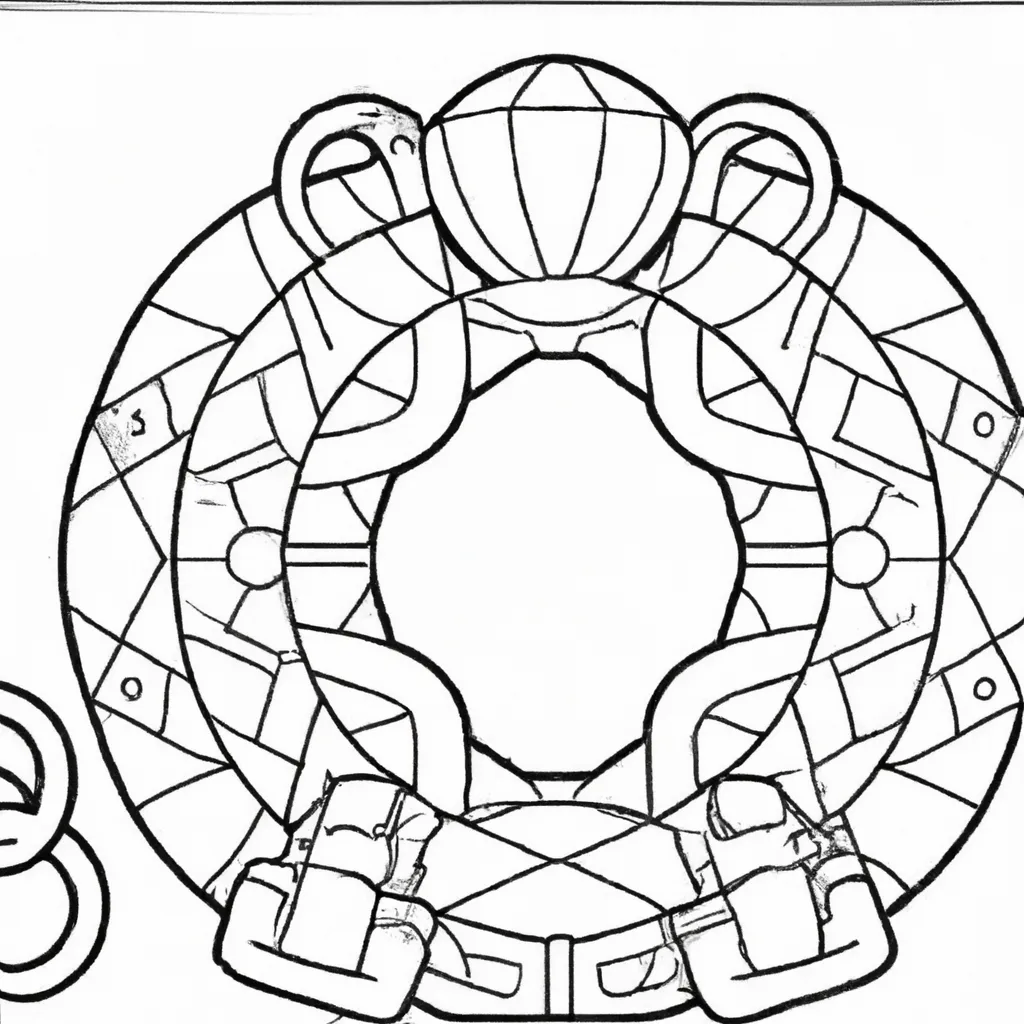 Desenho para colorir desenhos anel arte criativa divertido