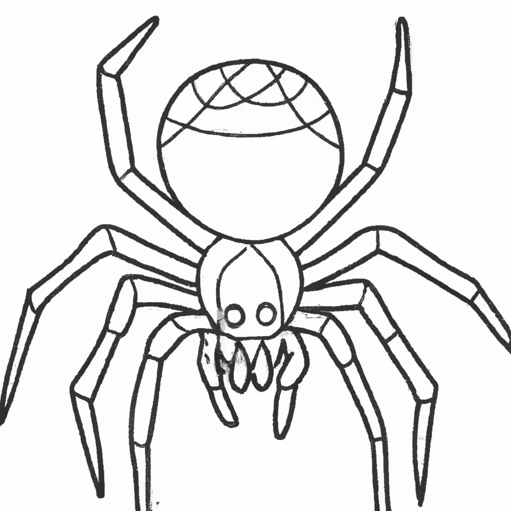 Desenho para colorir desenhos aranha arte infantil