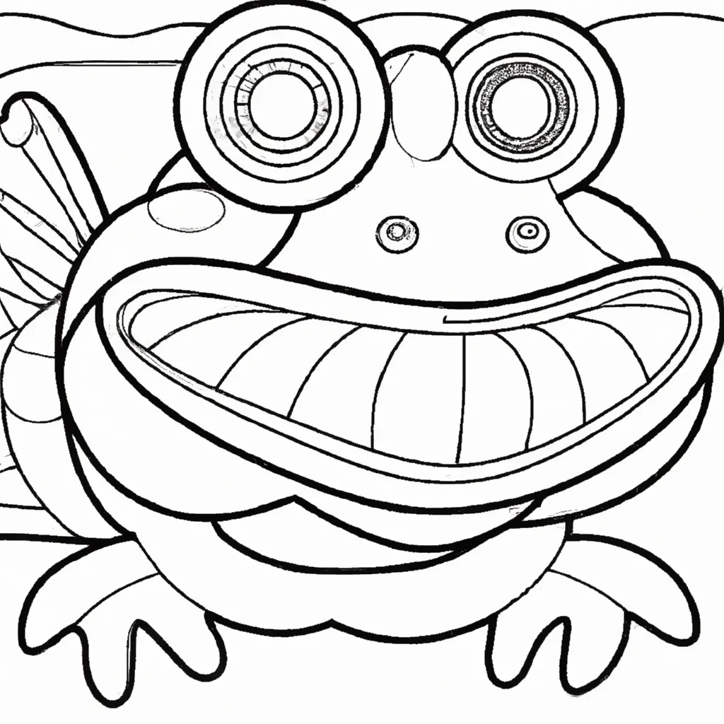 Desenho para colorir desenhos boca arte infantil