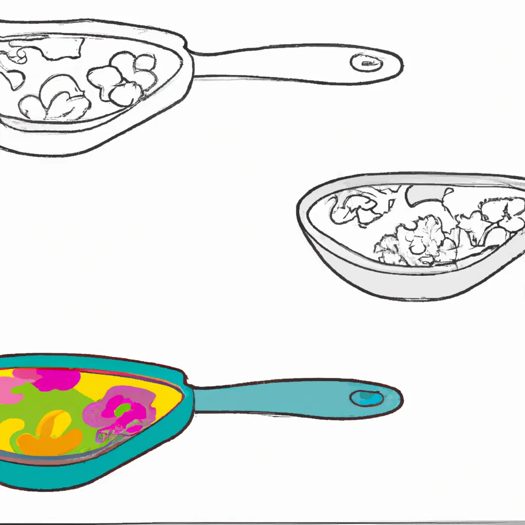 Desenho para colorir desenhos colher arte infantil