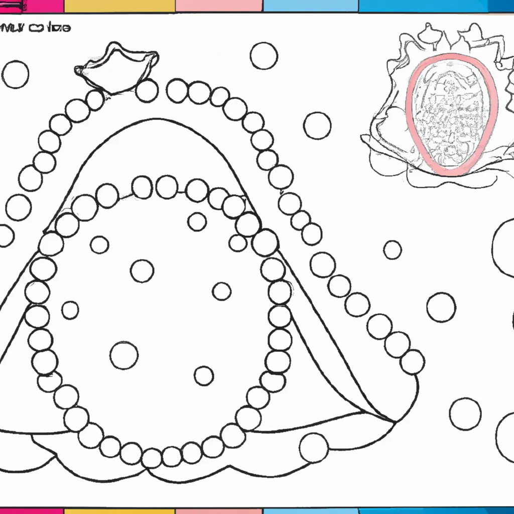 Desenho para colorir desenhos da perola
