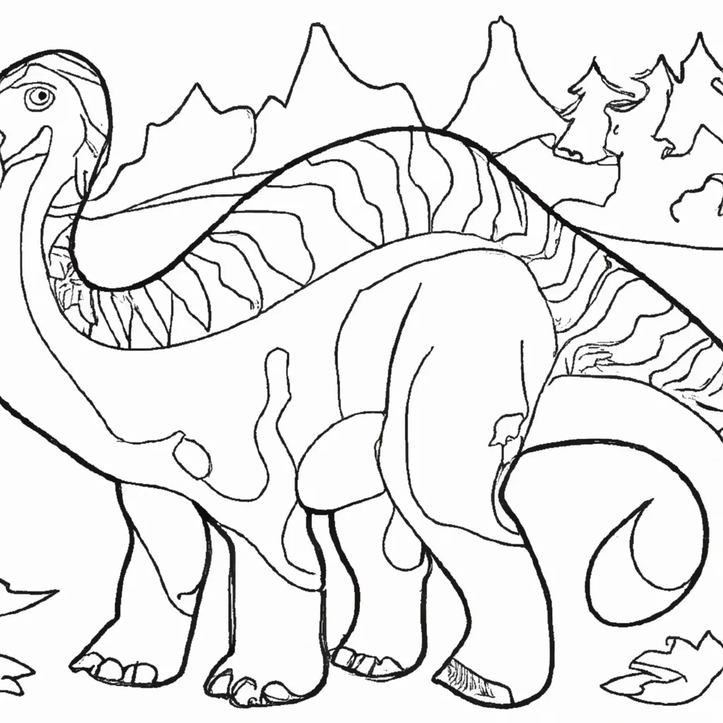 Desenho para colorir desenhos dinossauro