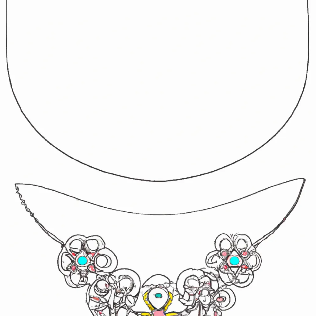 Desenho para colorir desenhos gargantilha