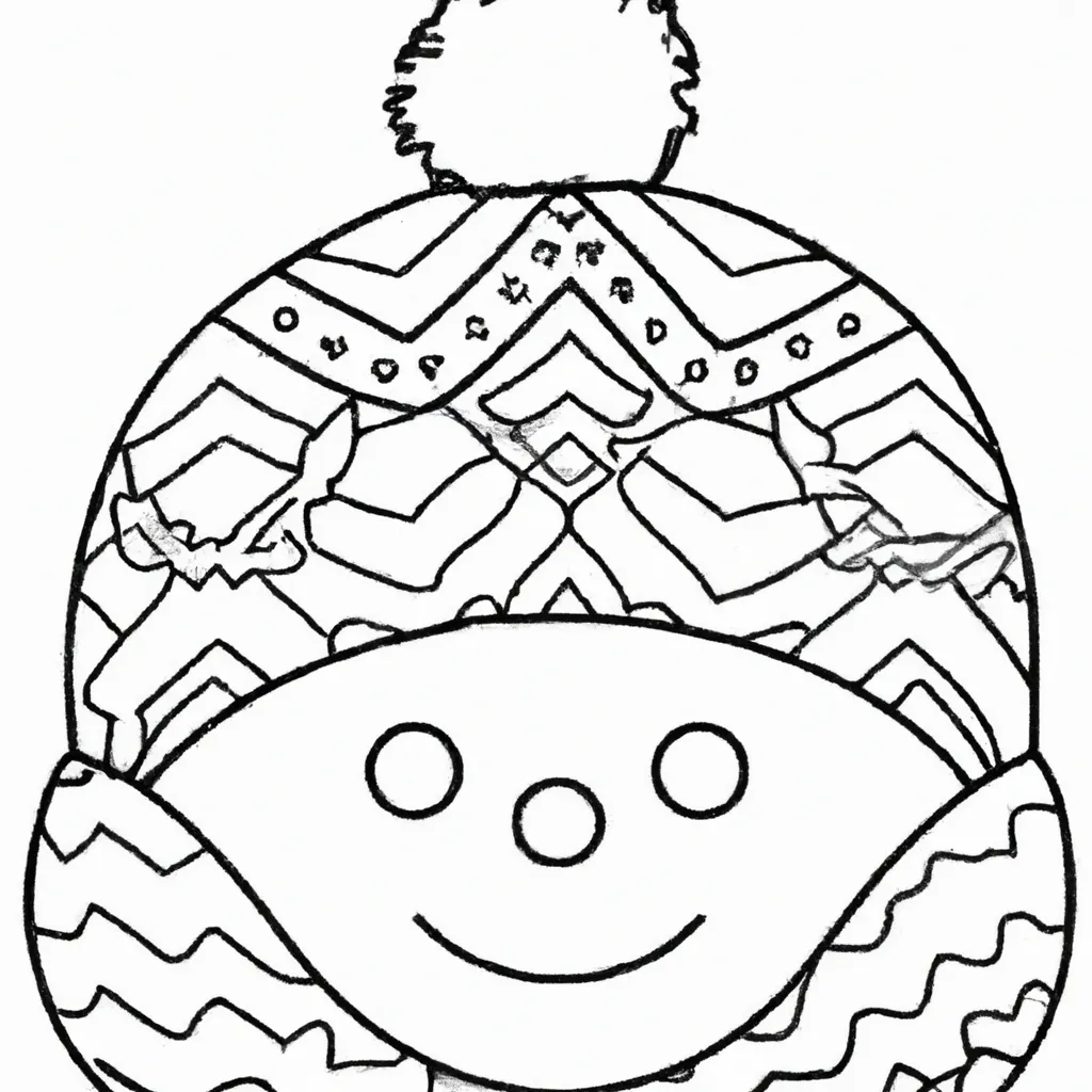 Desenho para colorir desenhos gorro ideias criativas divertidas