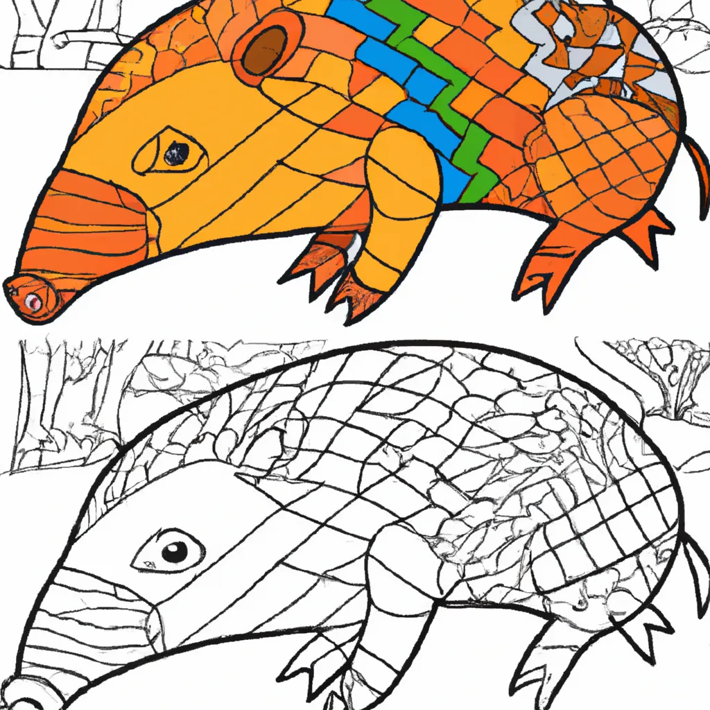 Desenho para colorir desenhos javali