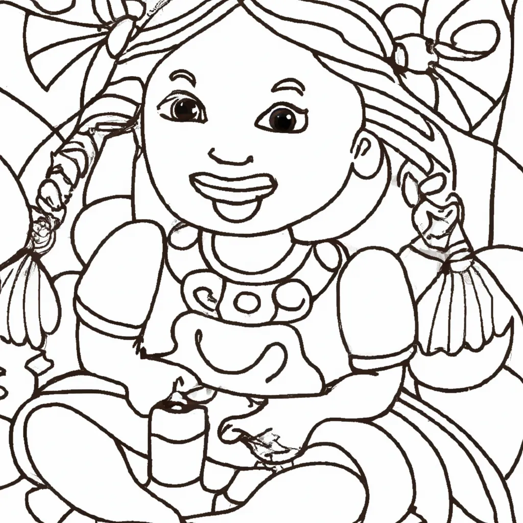 Desenho para colorir desenhos lata arte criativa divertida 1